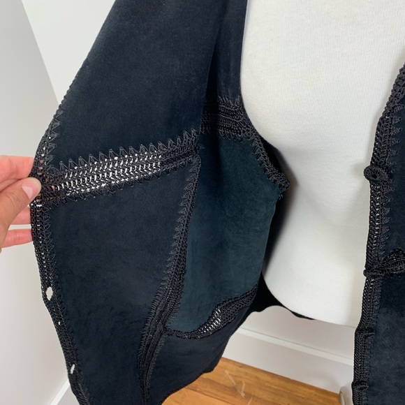 Vintage suede leather jacket - Picture 11 of 12